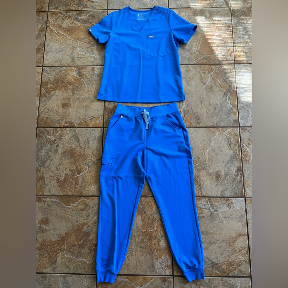 Figs Women's Blue Top